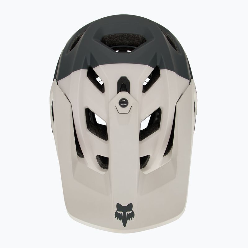 Fox Racing Proframe RS Sol vintage white bike helmet 5