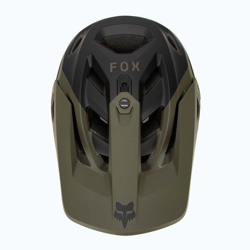 Fox Racing Proframe Rizer Jr cocoa children's bike helmet 5