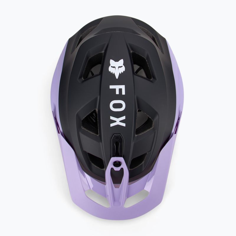 Fox Racing Speedframe 5050 lilac bike helmet 6