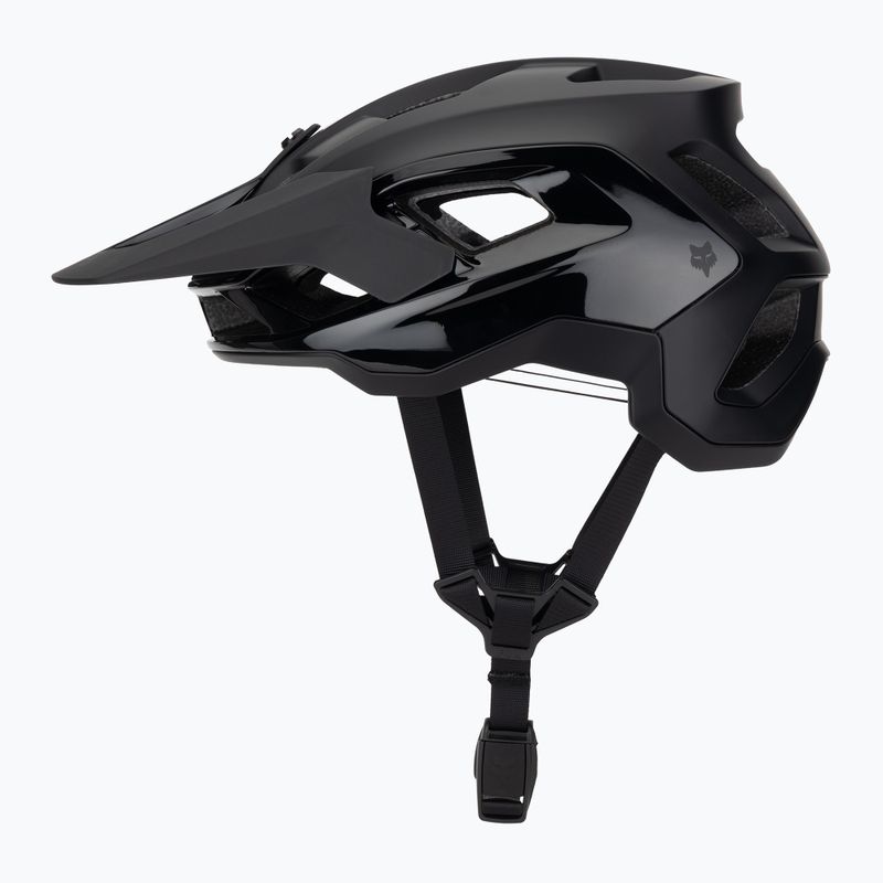 Fox Racing Speedframe Pro matte black bike helmet 3