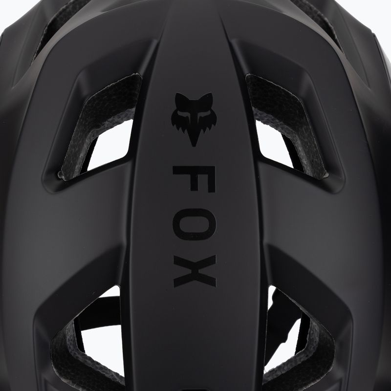 Fox Racing Speedframe Pro matte black bike helmet 7