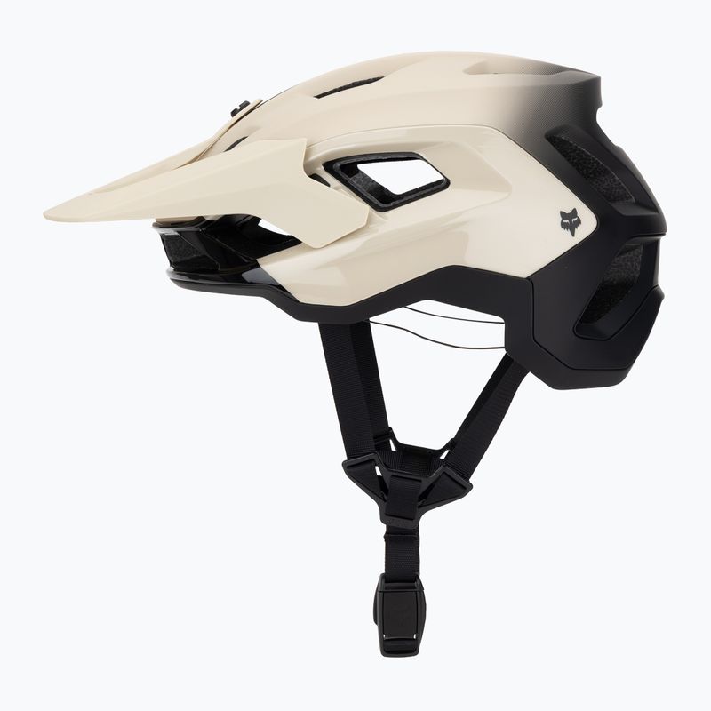 Fox Racing Speedframe Pro Backfade cream bike helmet 3