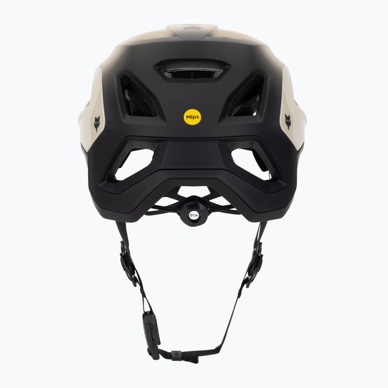 Fox Racing Speedframe Pro Backfade cream bike helmet 4
