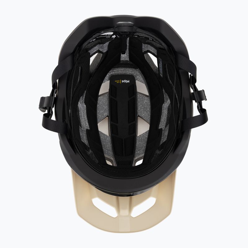 Fox Racing Speedframe Pro Backfade cream bike helmet 5