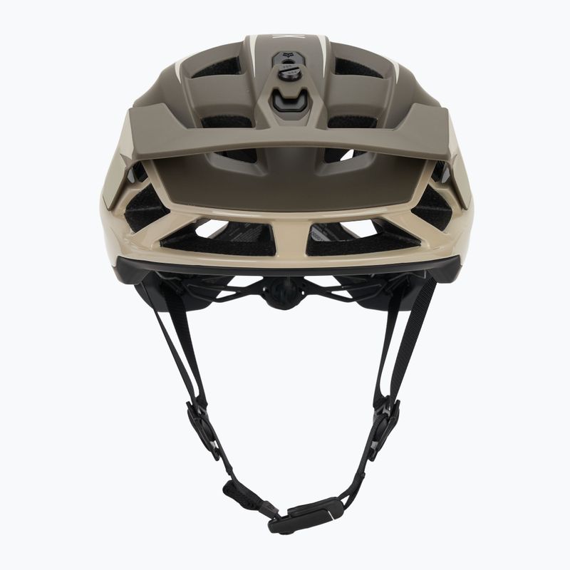 Fox Racing Speedframe Pro Defy cream bike helmet 2