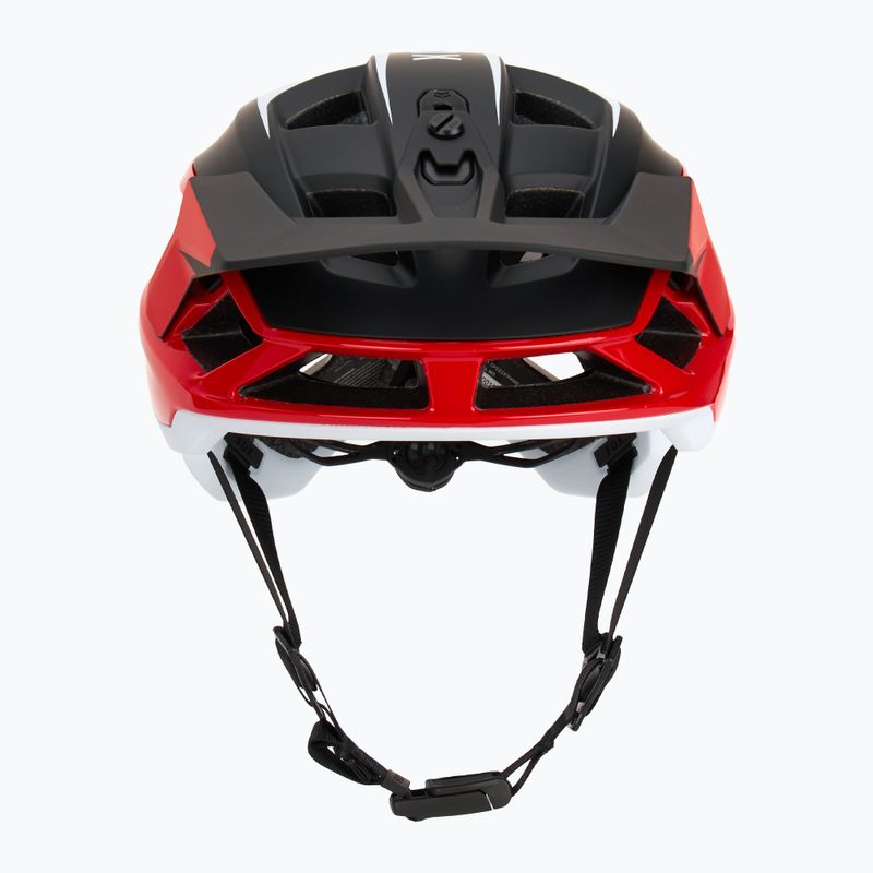 Fox Racing Speedframe Pro Defy fluorescent red bike helmet 2