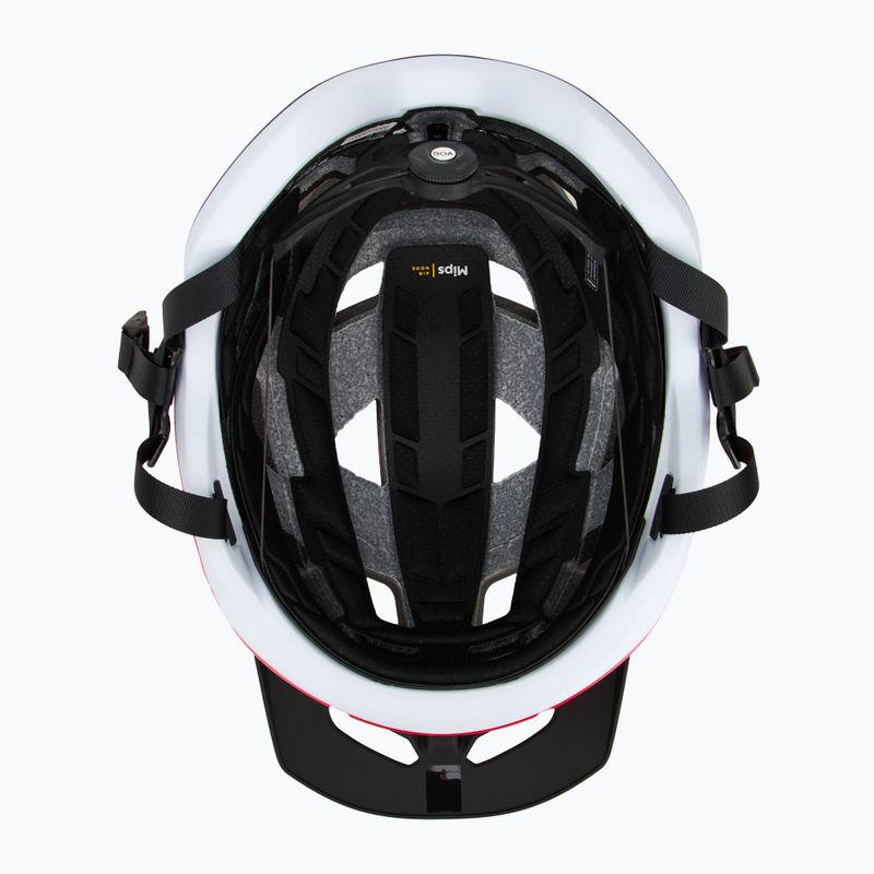 Fox Racing Speedframe Pro Defy fluorescent red bike helmet 6