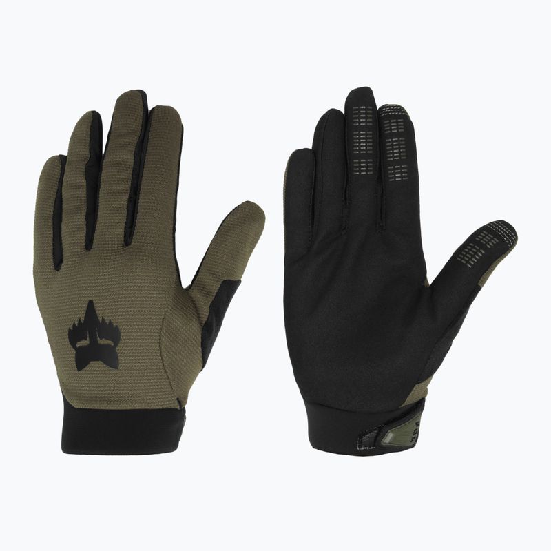 Men's cycling gloves Fox Racing Ranger military