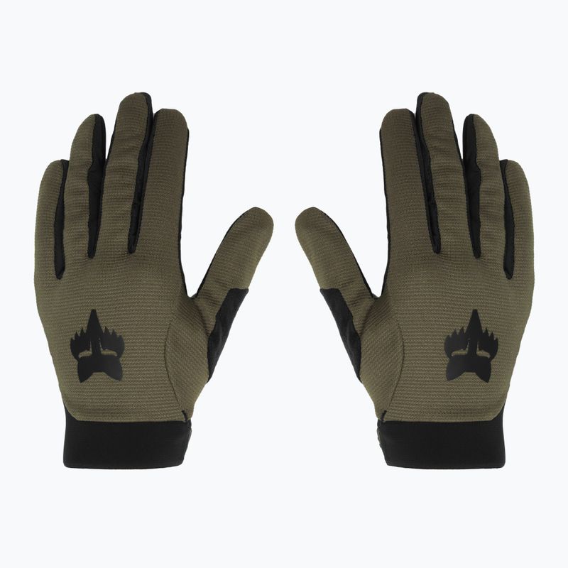 Men's cycling gloves Fox Racing Ranger military 2