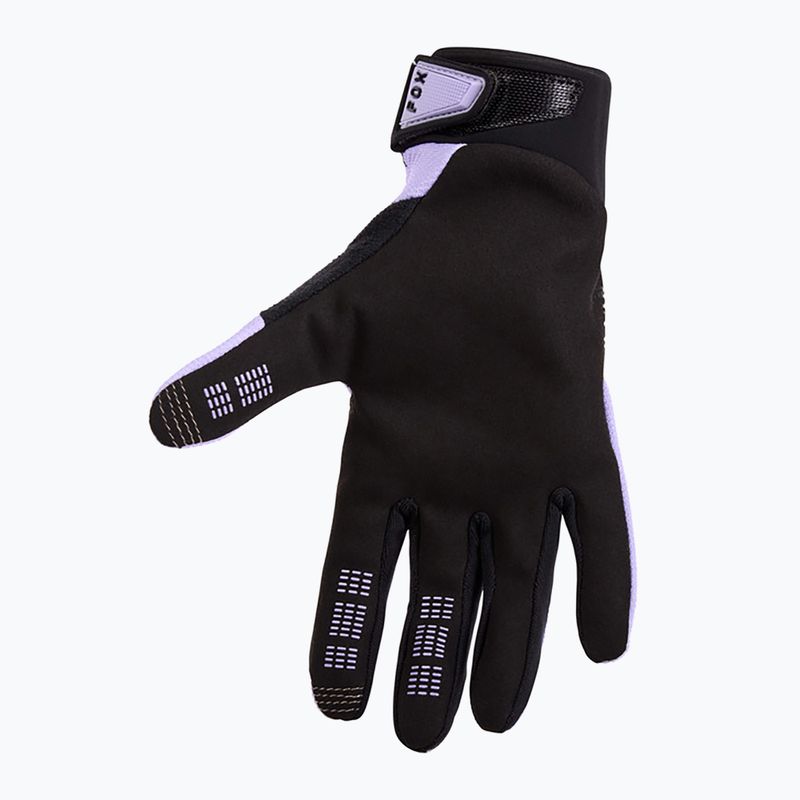 Fox Racing Ranger Jr lilac children's cycling gloves 2