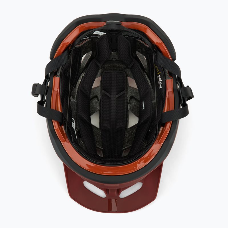 Fox Racing Speedframe RS Paranoid rust bike helmet 5