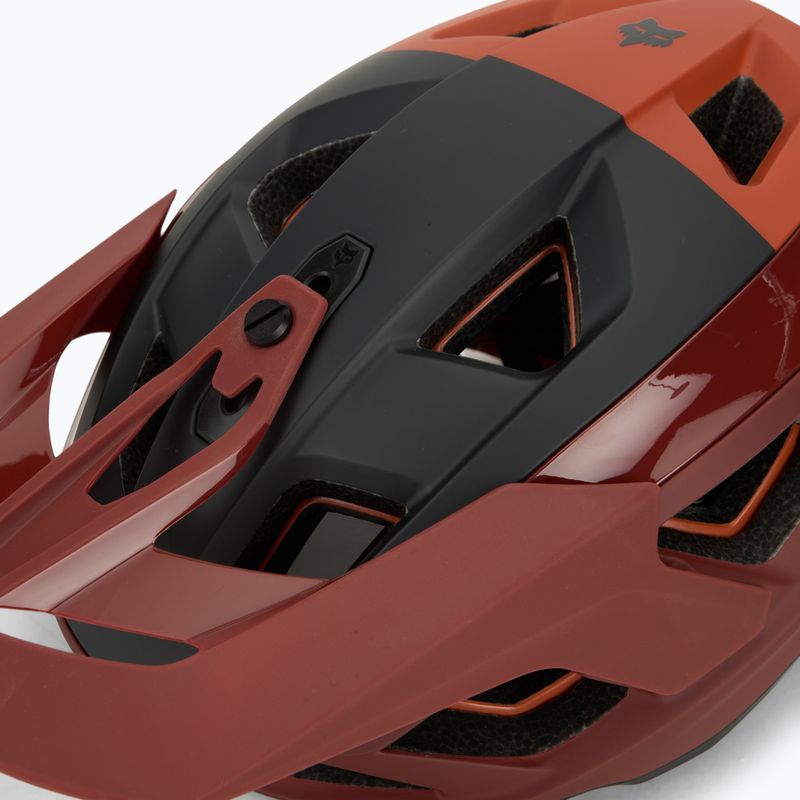 Fox Racing Speedframe RS Paranoid rust bike helmet 8