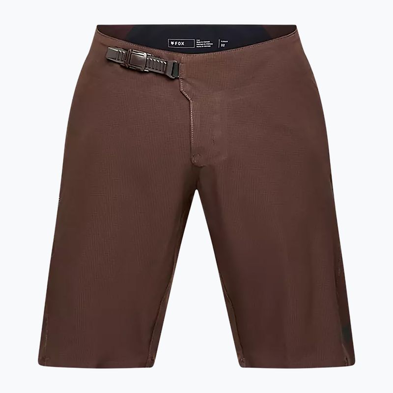 Men's Fox Racing Flexair Ascent cocoa brown cycling shorts