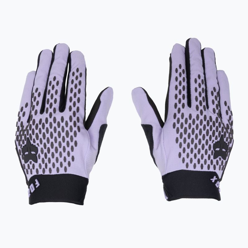 Fox Racing Defend lilac men's cycling gloves 2