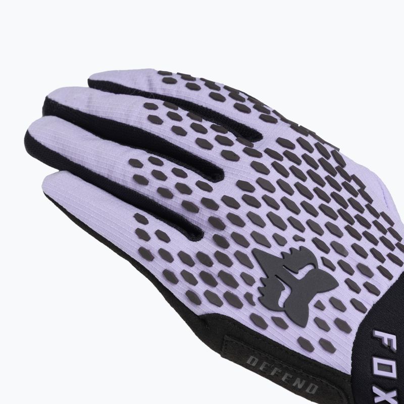 Fox Racing Defend lilac men's cycling gloves 4