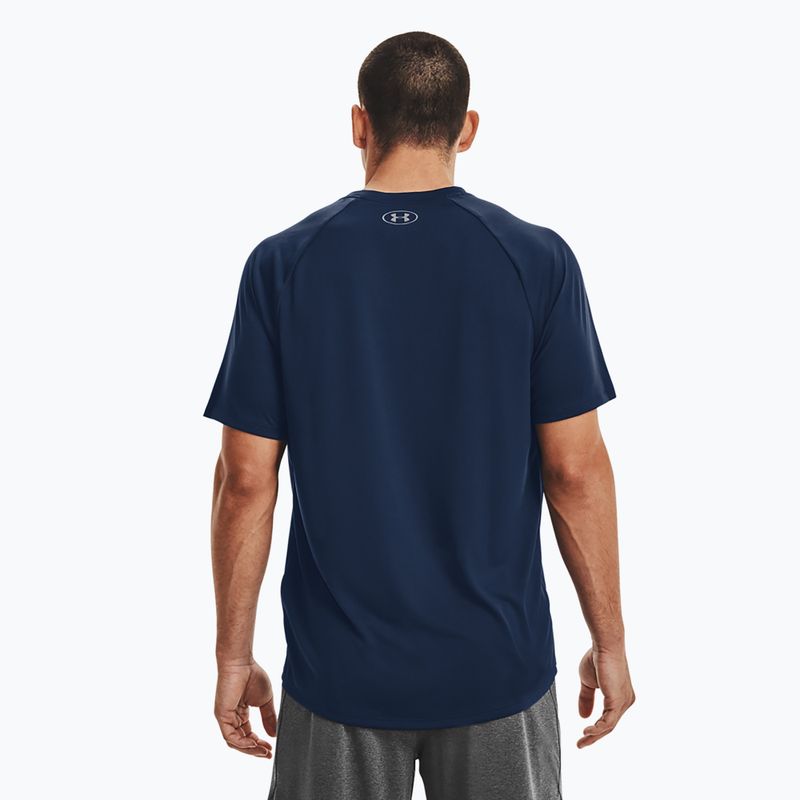 Under Armour Tech 2.0 academy/graphite men's training t-shirt 3