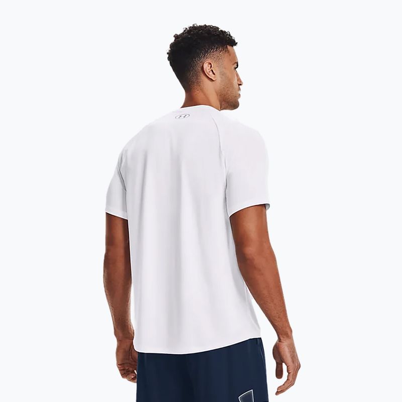 Under Armour men's training t-shirt UA Tech 2.0 SS Tee white 1326413 3