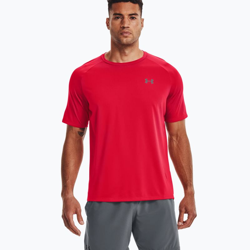 Under Armour Tech 2.0 SS Tee 600 men's training shirt red 1326413