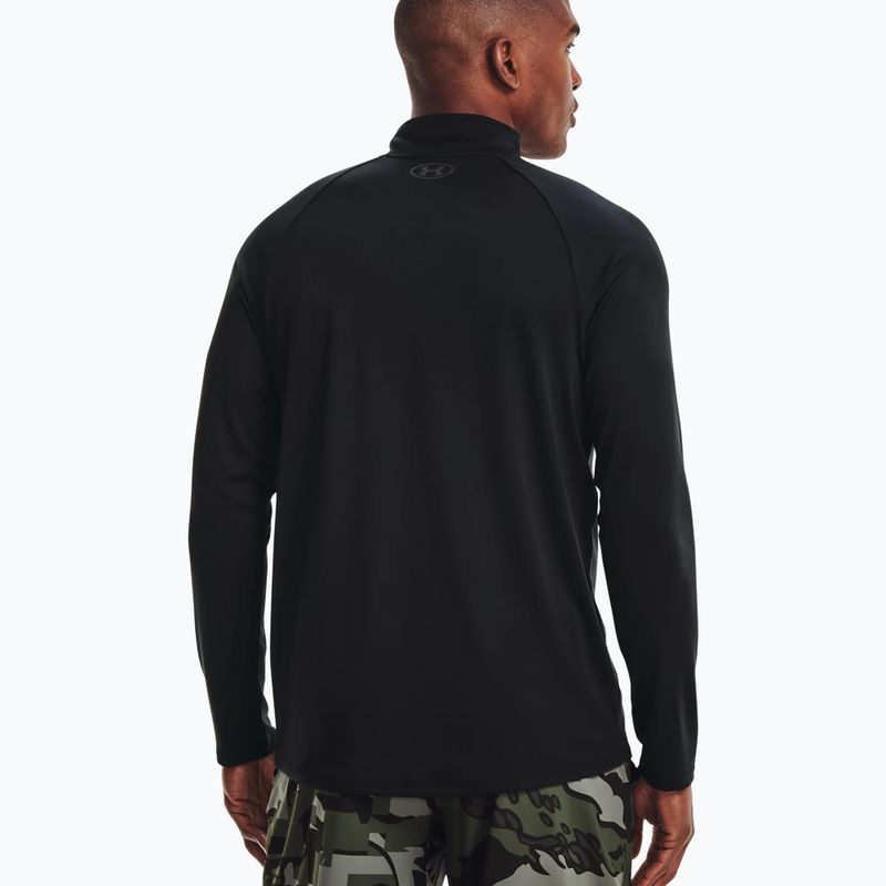 Under Armour Tech 2.0 1/2 Zip men's training sweatshirt black 1328495-001 4