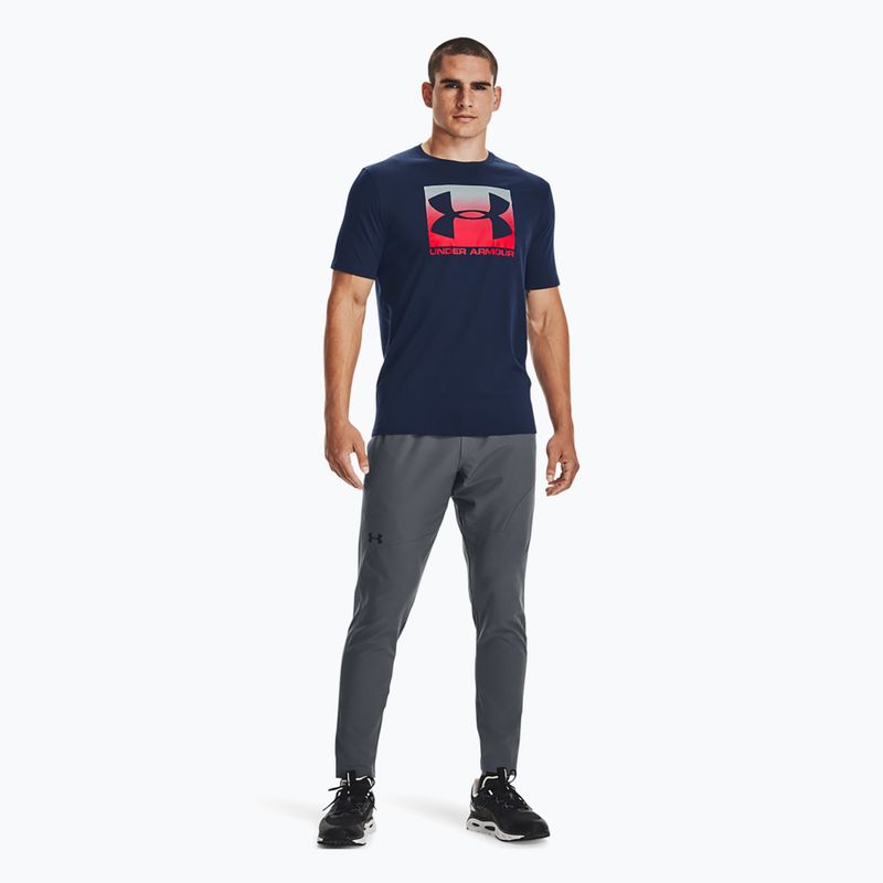 Men's Under Armour Boxed Sportstyle training T-shirt navy blue 1329581 2