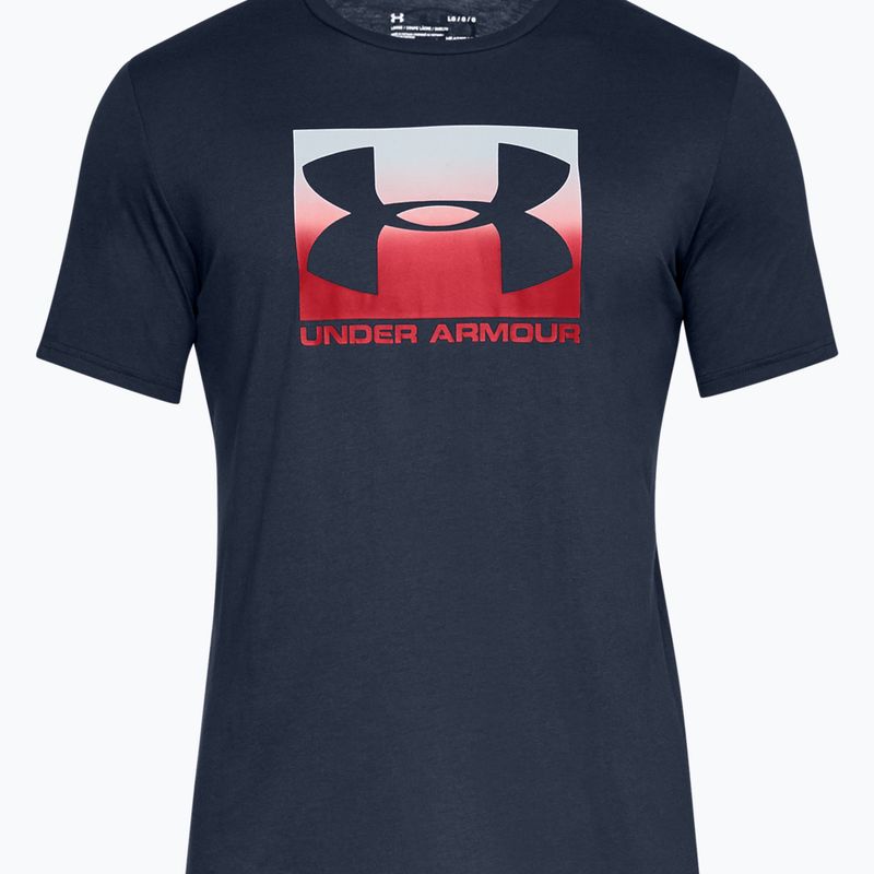 Men's Under Armour Boxed Sportstyle training T-shirt navy blue 1329581 5