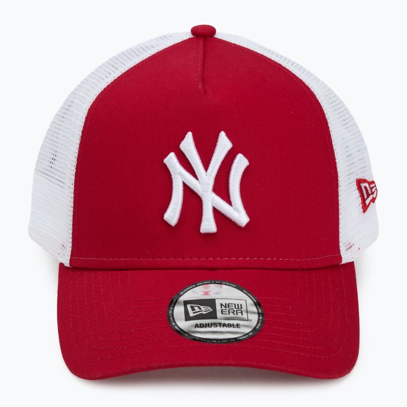 New Era Clean Trucker New York Yankees baseball cap red 2