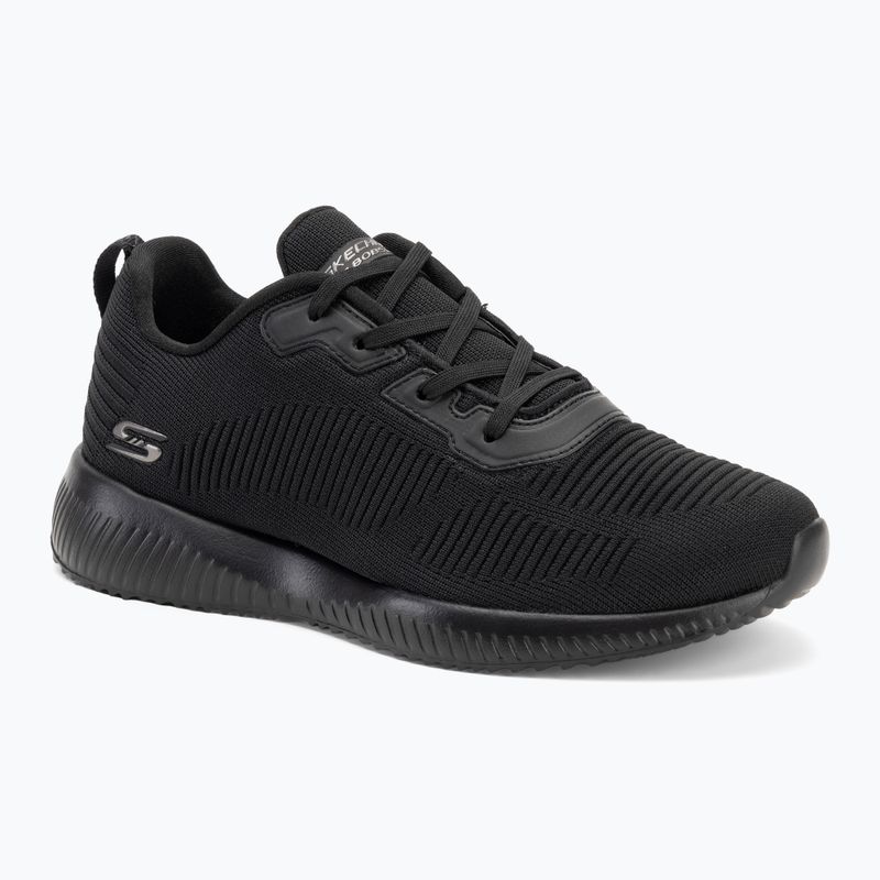 Women's SKECHERS Bobs Sport Squad Tough Talk black shoes