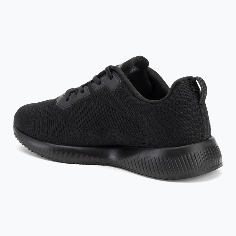 Women's SKECHERS Bobs Sport Squad Tough Talk black shoes 3