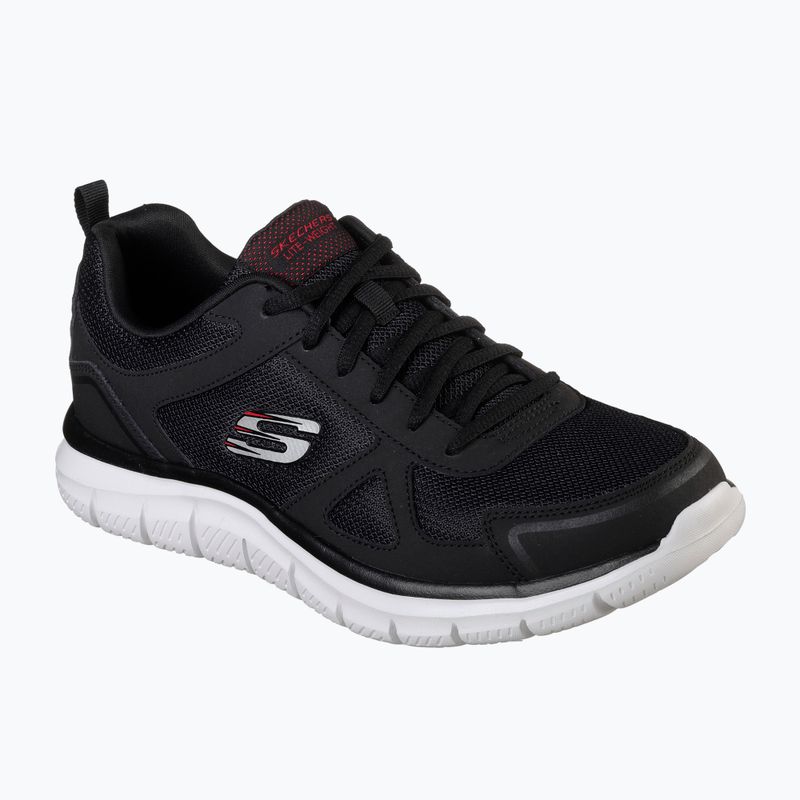 SKECHERS Track Scrolic men's training shoes black/red 11