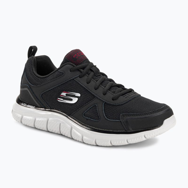 SKECHERS Track Scrolic men's training shoes black/red