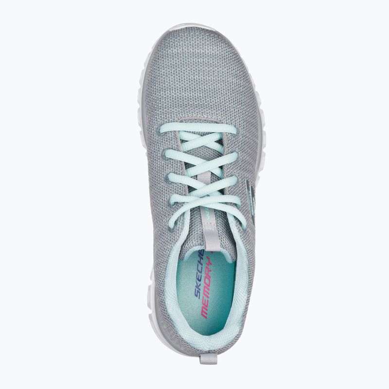 SKECHERS Graceful Twisted Fortune women's training shoes gray/mint 10