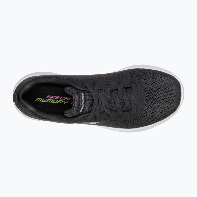 Women's training shoes SKECHERS Dynamight 2.0 Eye To Eye black/white 11