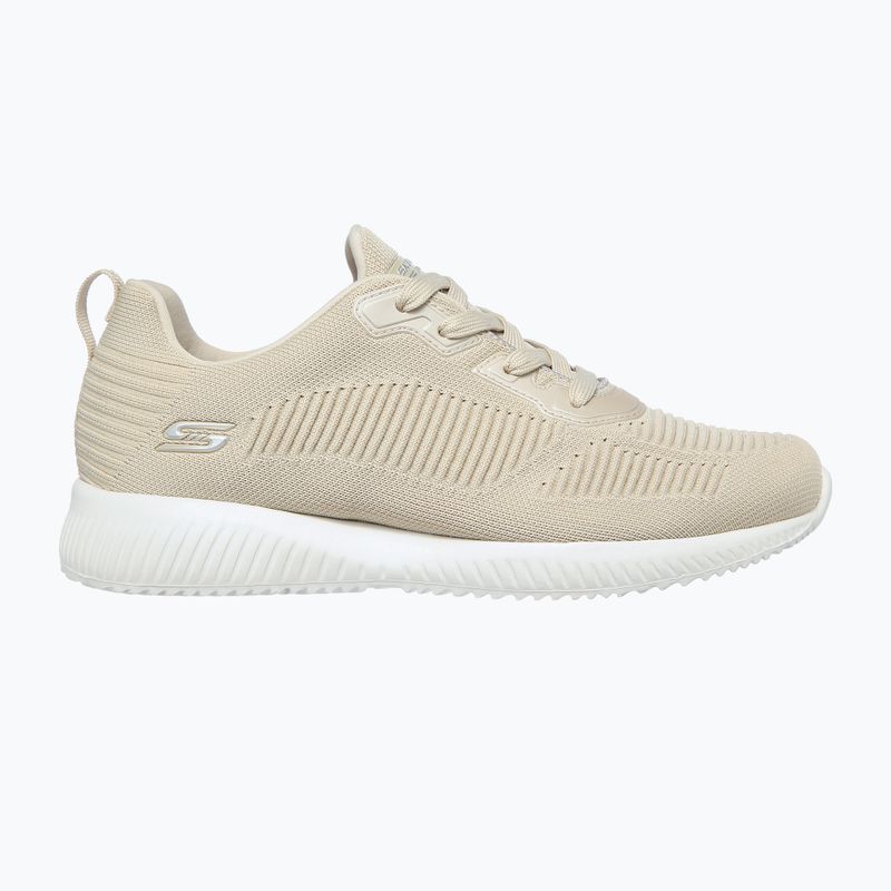 Women's shoes SKECHERS Bobs Sport Squad Tough Talk beige 2