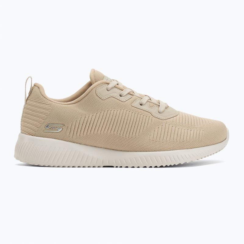 Women's shoes SKECHERS Bobs Sport Squad Tough Talk beige 2