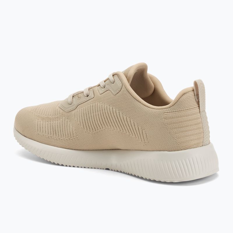 Women's shoes SKECHERS Bobs Sport Squad Tough Talk beige 3