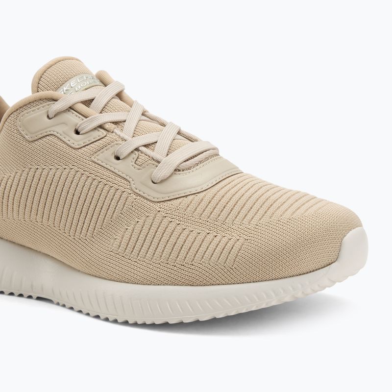 Women's shoes SKECHERS Bobs Sport Squad Tough Talk beige 7