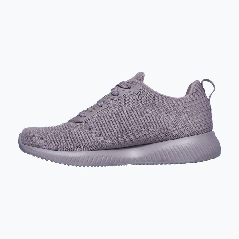 Women's SKECHERS Bobs Sport Squad Tough Talk mauve shoes 9