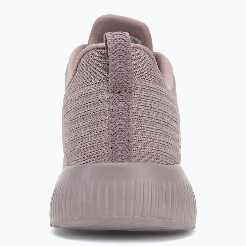 Women's SKECHERS Bobs Sport Squad Tough Talk mauve shoes 6