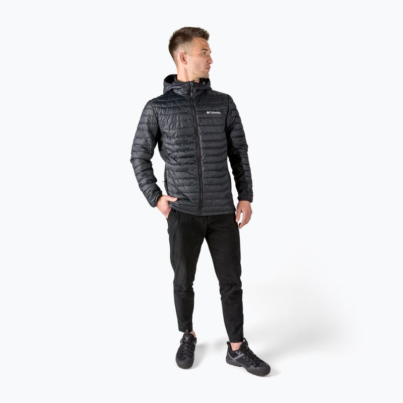 Columbia Powder Pass Hooded 010 men's down jacket black 1773271 2
