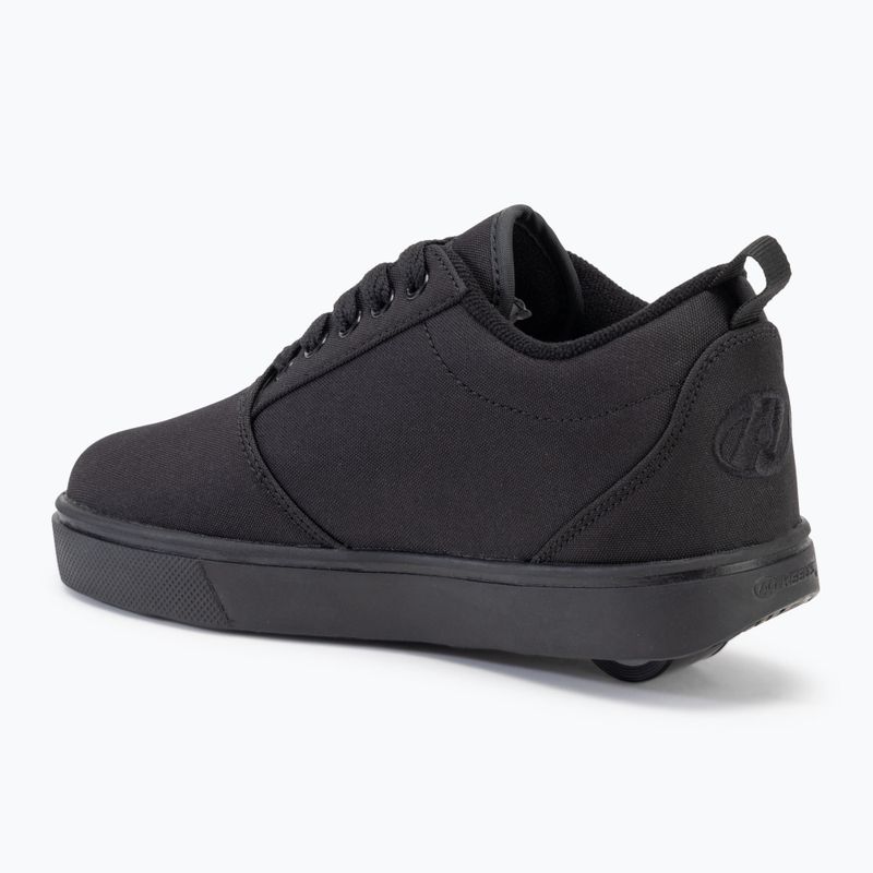 Heelys Pro 20 triple black canvas children's shoes 3