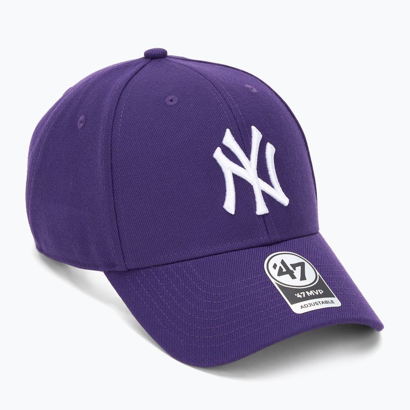47 Brand MLB New York Yankees MVP baseball cap purple