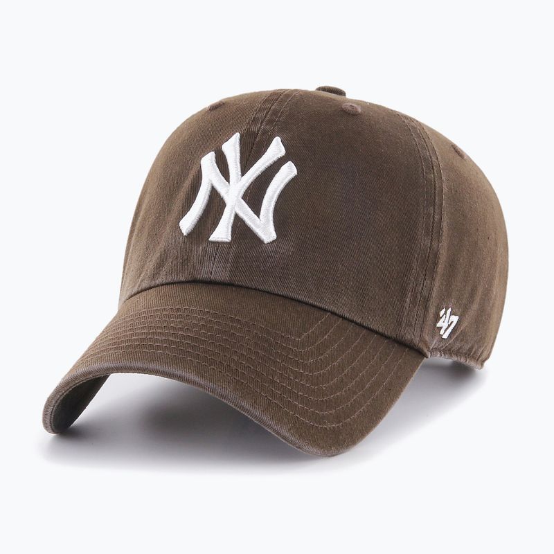 47 Brand MLB New York Yankees CLEAN UP brown baseball cap