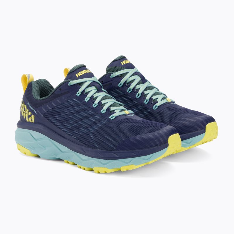 Women's running shoes HOKA Challenger ATR 5 medieval blue/mallard green 4
