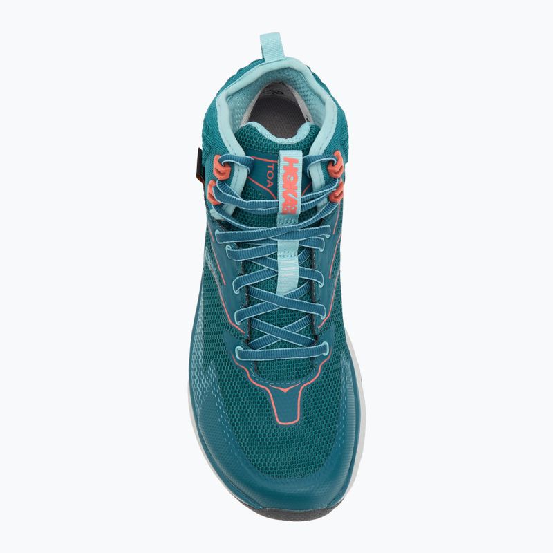 Women's hiking boots HOKA Sky Toa dragonfly/aqua haze 5