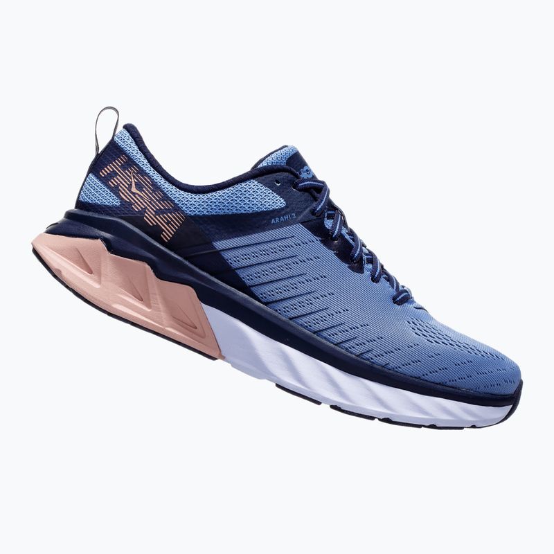 Women's running shoes HOKA Arahi 3 allure/mood indigo 7