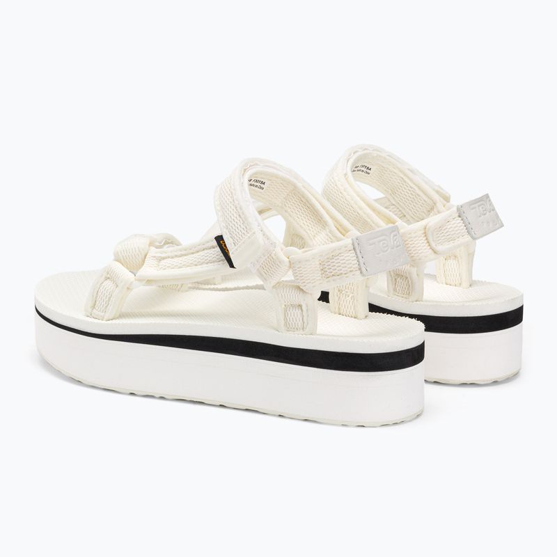 Women's hiking sandals Teva Flatform Universal Mesh Print bright white 3