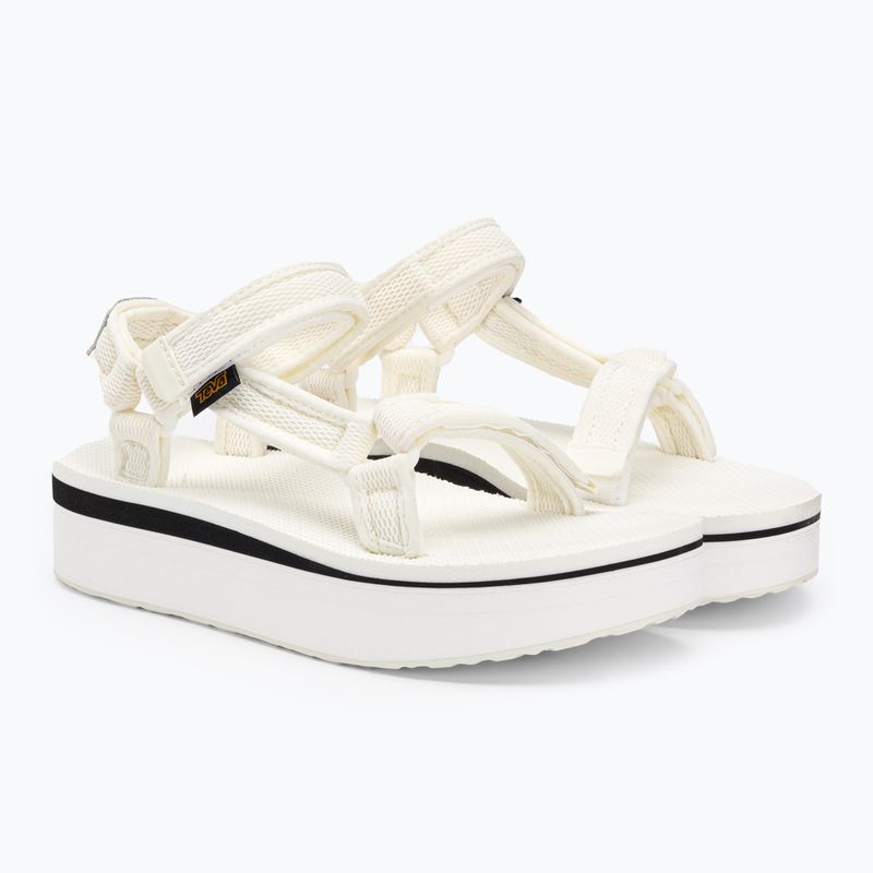 Women's hiking sandals Teva Flatform Universal Mesh Print bright white 4