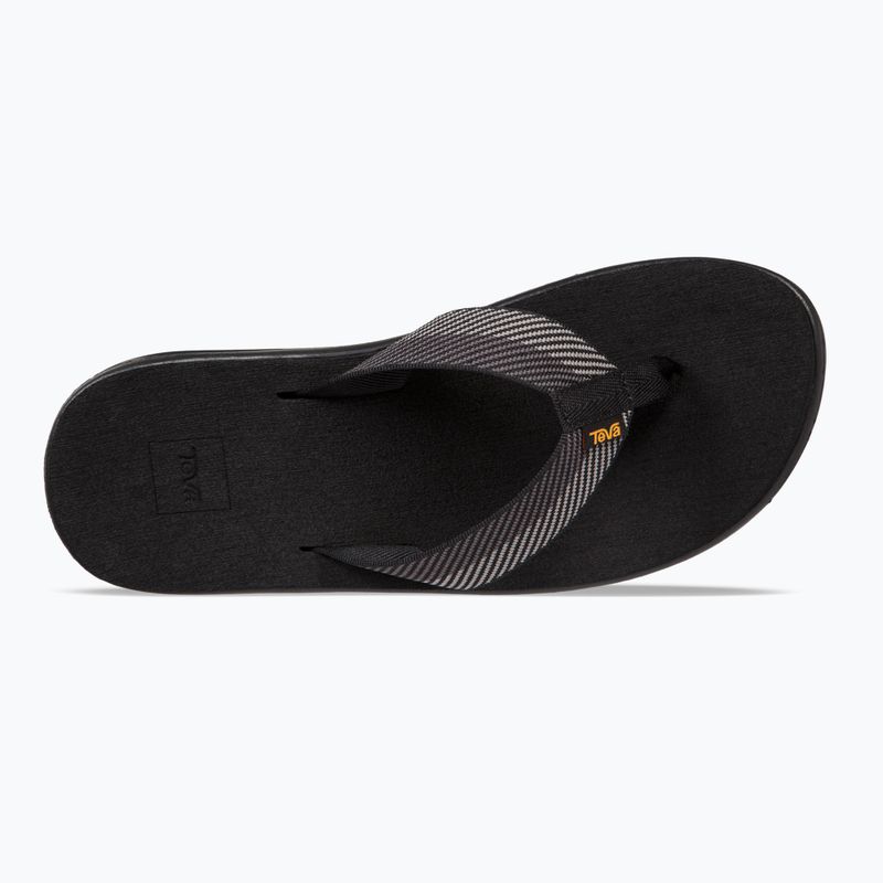 Men's Teva Voya Flip vori black gray flip flops 12