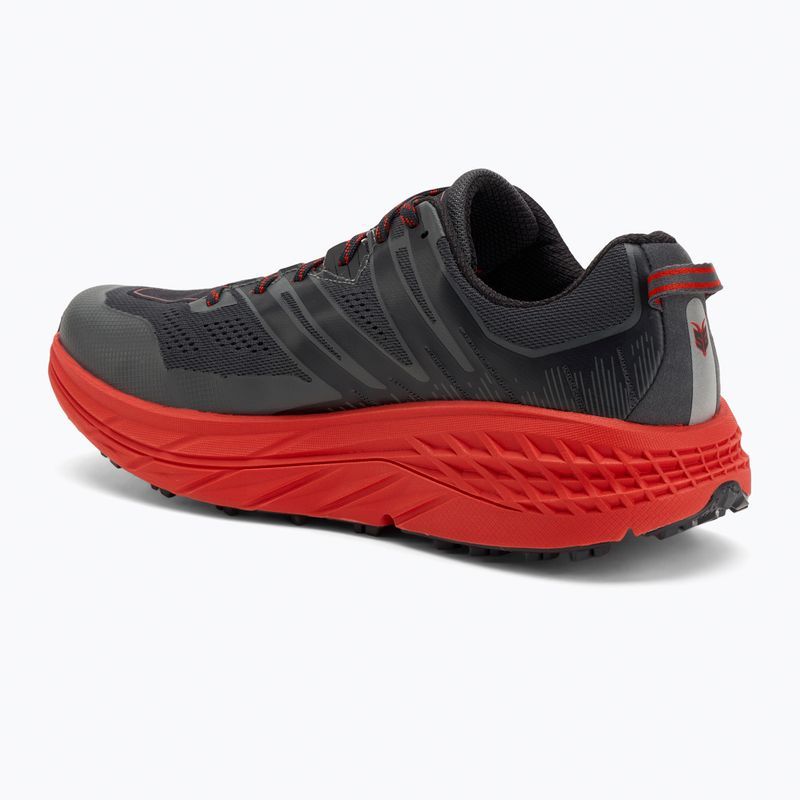 HOKA Speedgoat 3 running shoe dark shadow/poppy red 3
