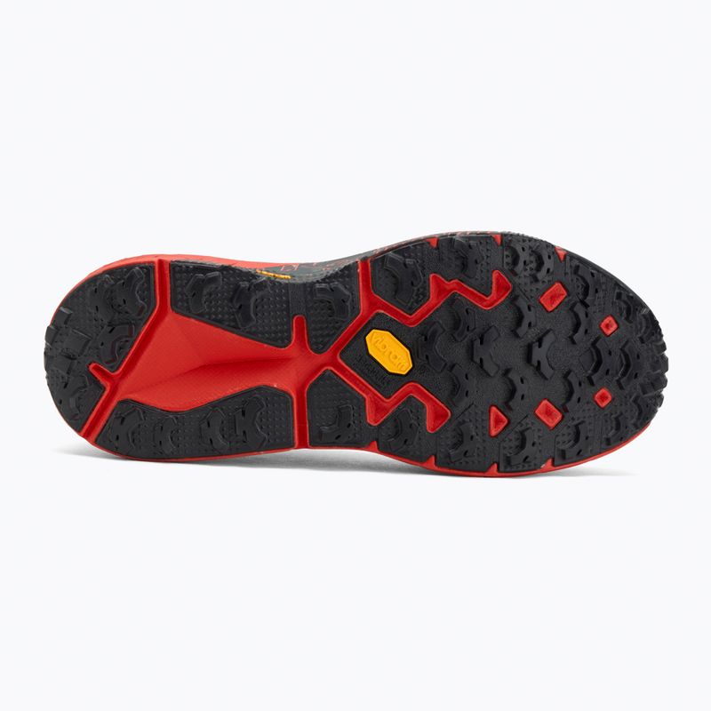 HOKA Speedgoat 3 running shoe dark shadow/poppy red 4